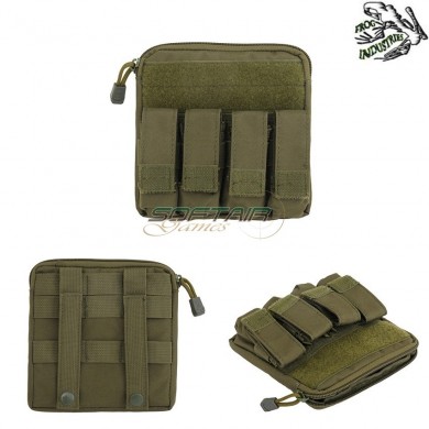 Zip Utility Pouch & Pistols Magazines Pouches Olive Drab Frog Industries® (fi-m51613076-od)