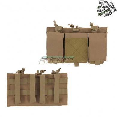Tasca Tripla Caricatori 7.62 & Tasche Utility Coyote Frog Industries® (fi-m51613072-tan)