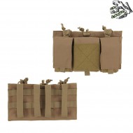 Tasca Tripla Caricatori 7.62 & Tasche Utility Coyote Frog Industries® (fi-m51613072-tan)