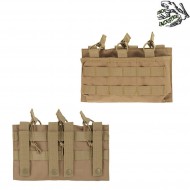 Tasca Tripla Caricatori 7.62 Open Top Coyote Frog Industries® (fi-m51613067-tan)
