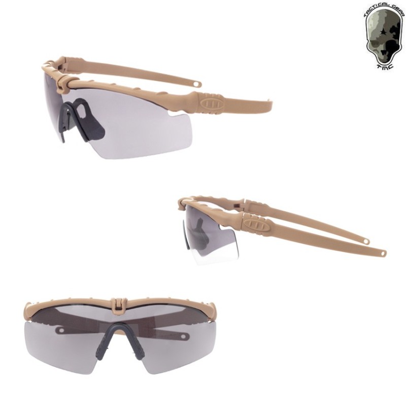 Tactical Eyewear Dark Earth Frame & Smoke Lense Tmc (tmc-6484-desm)