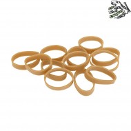 Set 12pcs Navy Seals Elastici Dark Earth Frog Industries® (fi-m51611189)