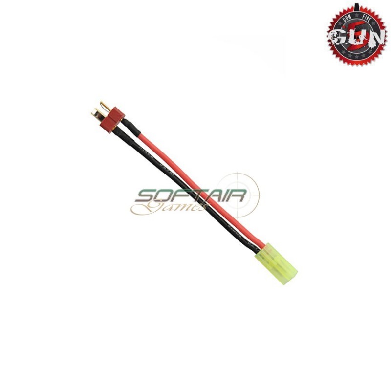 Connector Long Deans Male To Mini Tamiya Female Gun Five (gf-vbminif)