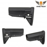 Calcio Ar-15/m4 Lightweight In Polimero Black Amo-tech® (amt-31-bk)