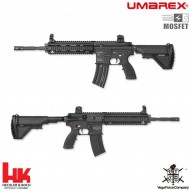 Fucile Elettrico Aeg Hk416 V.2 Mosfet Long Version Black Vfc Umarex (um-2.6372x)