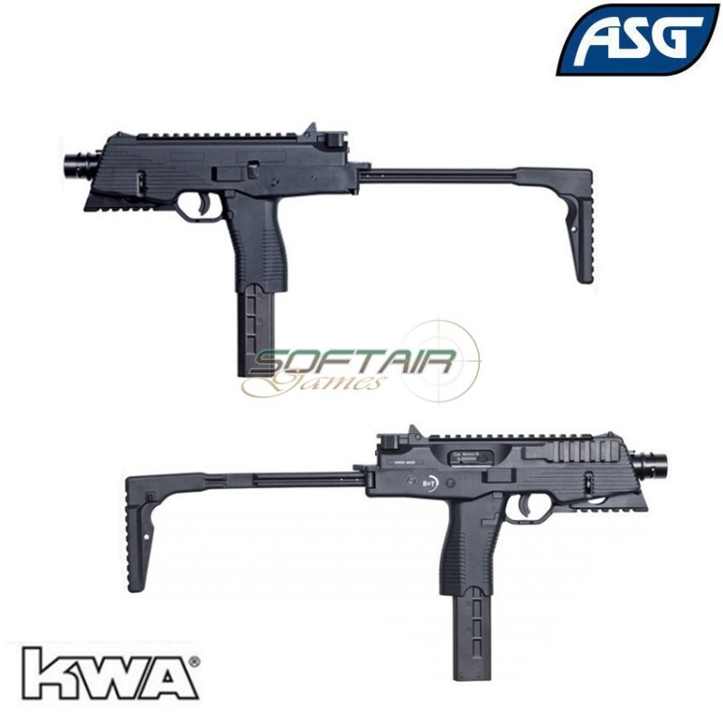 Mitraglietta A Gas Mp9 A3 Gbb Black Kwa Asg (asg-16802)