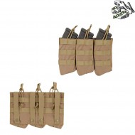 Tasca Tripla Open Top 7.62x39 Caricatori Coyote Frog Industries® (fi-m51613097-tan)