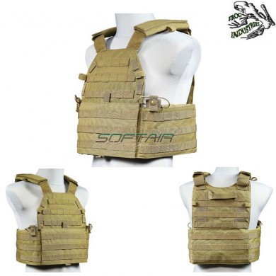 Tactical Vest 6094 Type Coyote Frog Industries® (fi-018427-tan)