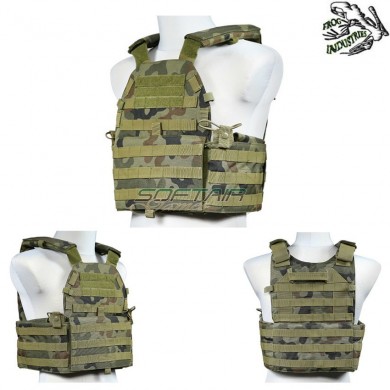 Tactical Vest 6094 Type Woodland Panther Frog Industries® (fi-018428-wp)