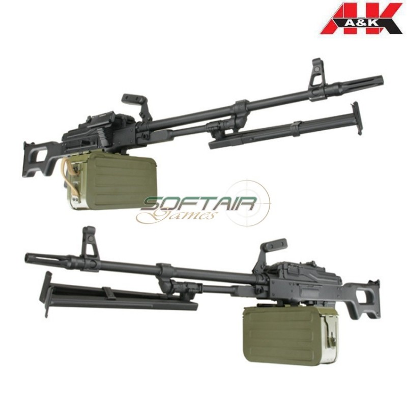Machinegun Pkm Support Rifle Black A&k (aek-pkm-black)