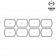 Dot Sight Open Reflex Black Theta Optics (tho-10-007849)