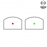 Dot Sight Mini Reflex Black Theta Optics (tho-10-007851)