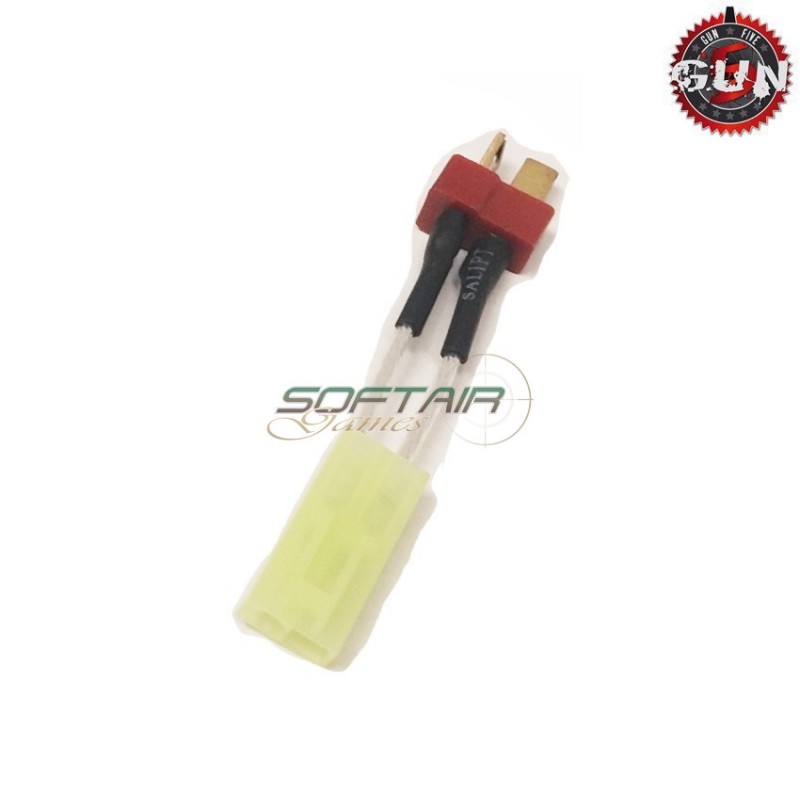 Connector Deans Male To Mini Tamiya Female Gun Five (gf-ip-012)