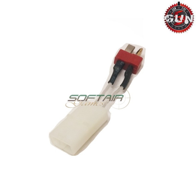 Connector Deans Male To Big Tamiya Female Gun Five (gf-ip-014)