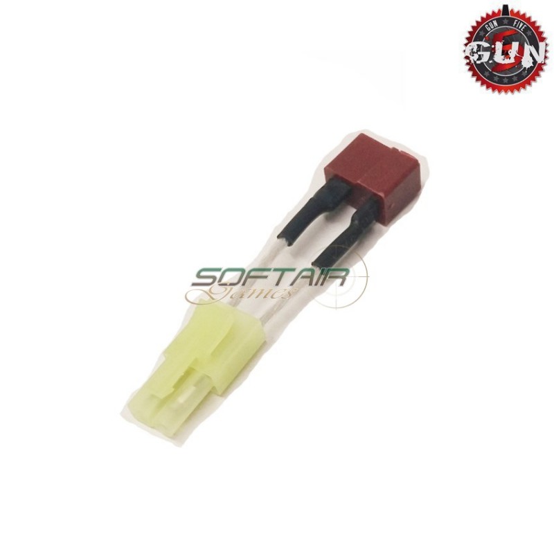 Connector Deans Female To Mini Tamiya Male Gun Five (gf-ip-013)