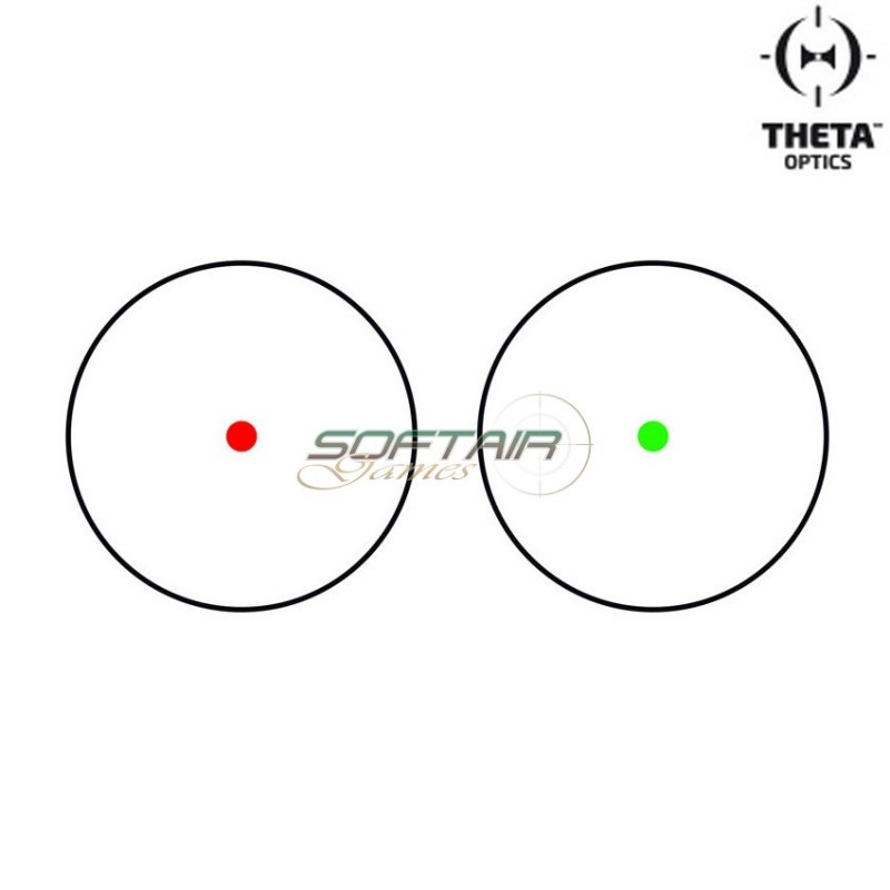 Dot Sight Battle Ii Reflex Con Laser Black Theta Optics (tho-10-009072)