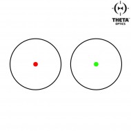 Dot Sight Battle Ii Reflex With Laser Black Theta Optics (tho-10-009072)