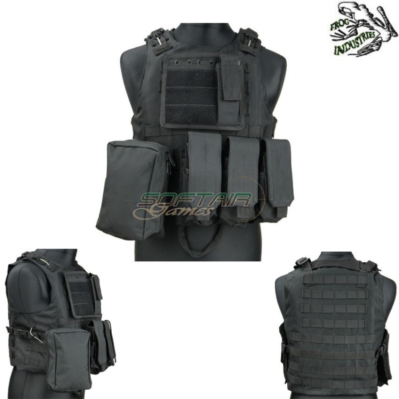 Amphibious Body Armour Black Frog Industries® (fi-000330-bk)