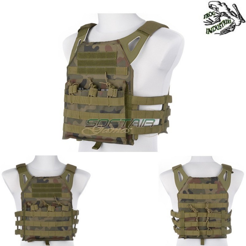 Skeleton Jpc Vest Woodland Panther Frog Industries® (fi-011417-wp)