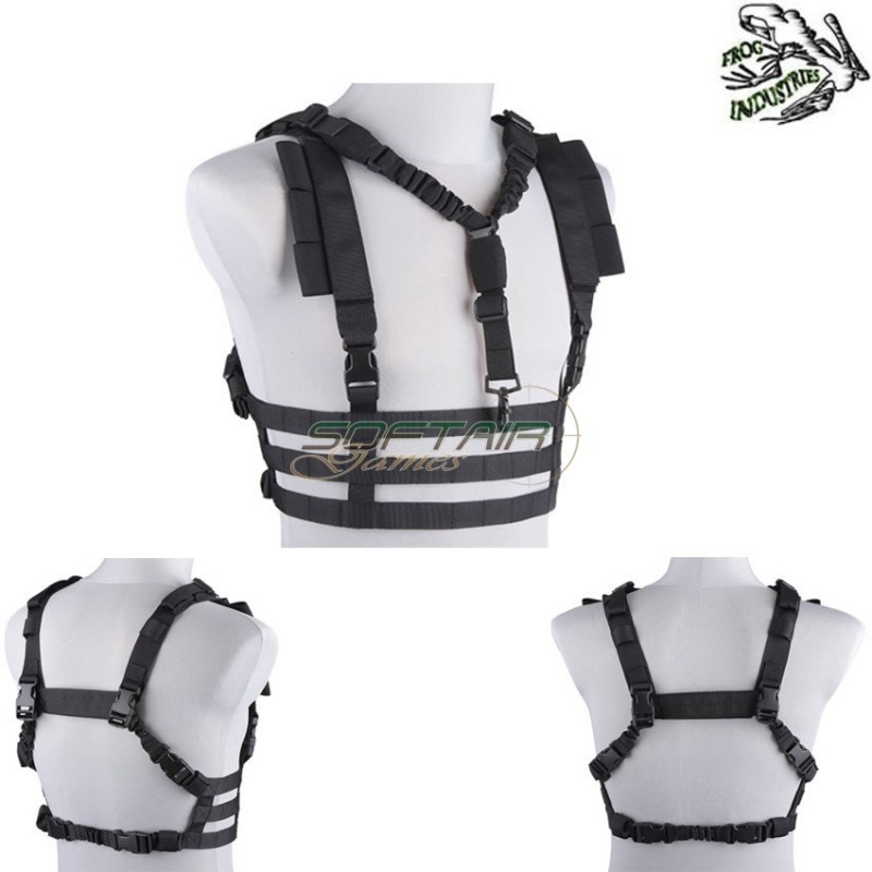 Dynamic Chest Rig Tactical Vest Black Frog Industries® (fi-013406-bk)