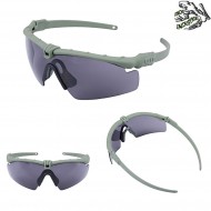 Occhiali Ultimate Olive Drab Frame & Smoke Lense Frog Industries® (fi-036264-odsm) Occhiali Ultimate Olive Drab Frame & Smoke Lense Frog Industries® (fi-036264-odsm)