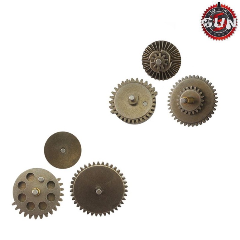 Set Ingranaggi In Metallo Standard Original Per Aeg Gun Five (gf-cl28)