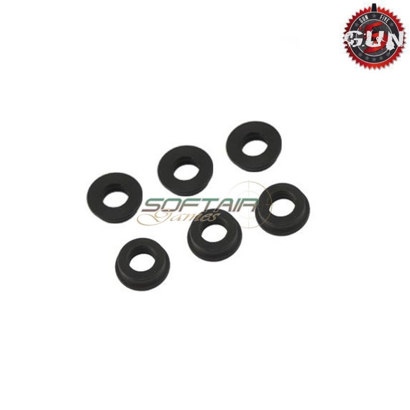 Boccole Piene Da 7mm Integrated In Acciaio Per Alberi Da 4mm Gun Five (gf-m97b)