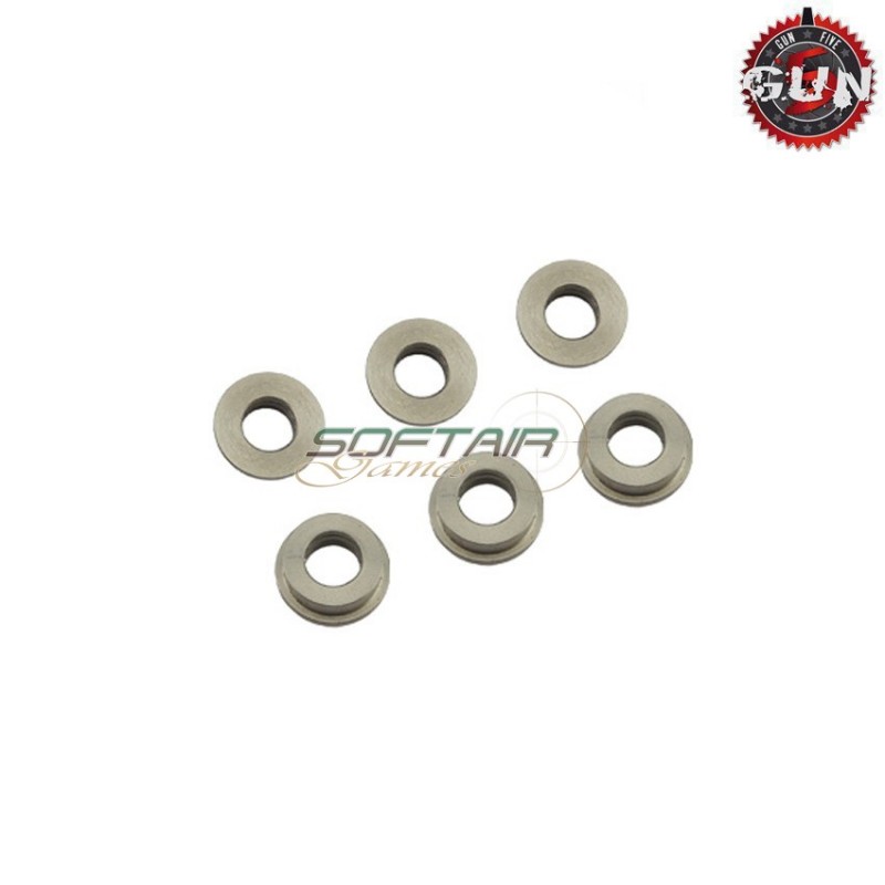 Boccole Piene Da 7mm In Acciaio Per Alberi Da 4mm Gun Five (gf-m97)