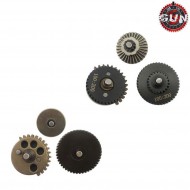 Set Ingranaggi Tenacity Albero Da 4mm In Acciaio Cnc 100:200 Super High Torque Per Aeg Gun Five (gf-cl11) Set Ingranaggi Tenacity Albero Da 4mm In Acciaio Cnc 100:200 Super High Torque Per Aeg Gun Five (gf-cl11)