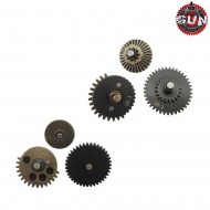 Steel Cnc Tenacity Gears Set 18:1 Speed For Aeg Gun Five (gf-cl09)