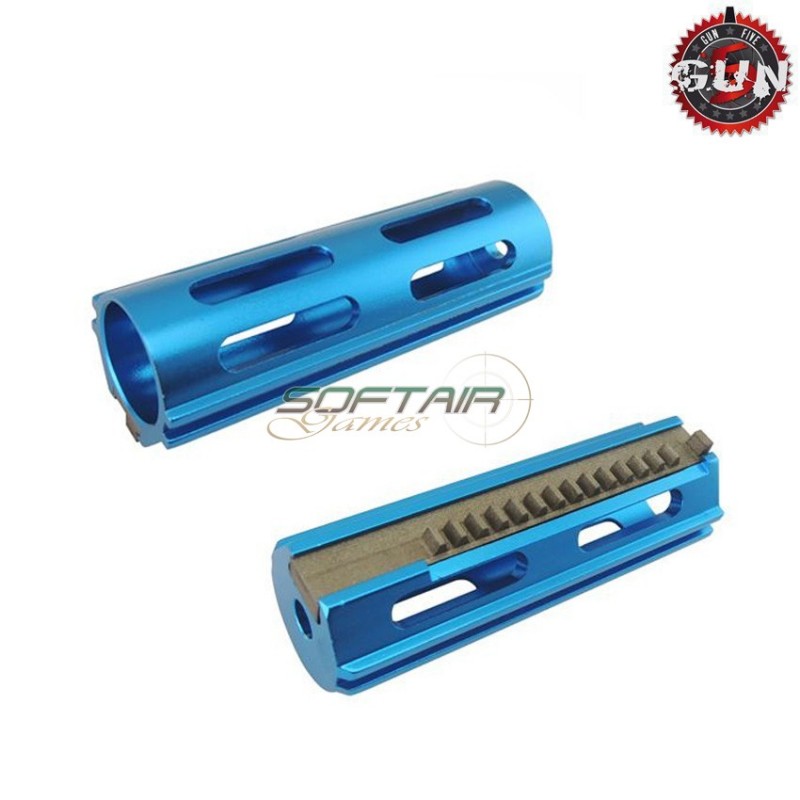 Lightweight Aluminum Piston 14 Cnc Half Teeth For Aeg Gun Five (gf-m181b)