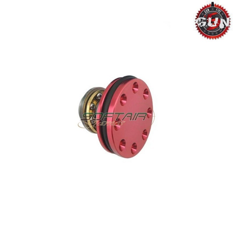 Testa Pistone Type 1 Cuscinettata In Alluminio Cnc Singolo O-ring Per Aeg Gun Five (gf-m73b)