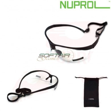 Occhiali Spec Ops Black Frame & Clear Lense Nuprol (nu-6041-bkcl)