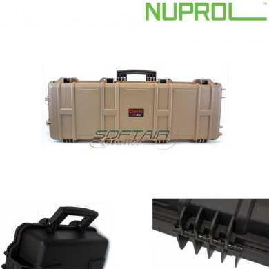 Tactical Large Carrying Case Pvc Injection Tan Wave Version Nuprol (nu-nhc-01-tan)