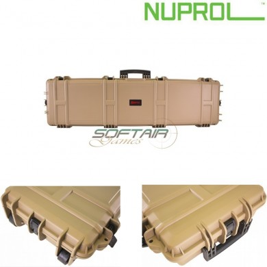 Tactical X-large Carrying Case Pvc Injection Tan Wave Version Nuprol (nu-nhc-03-tan)
