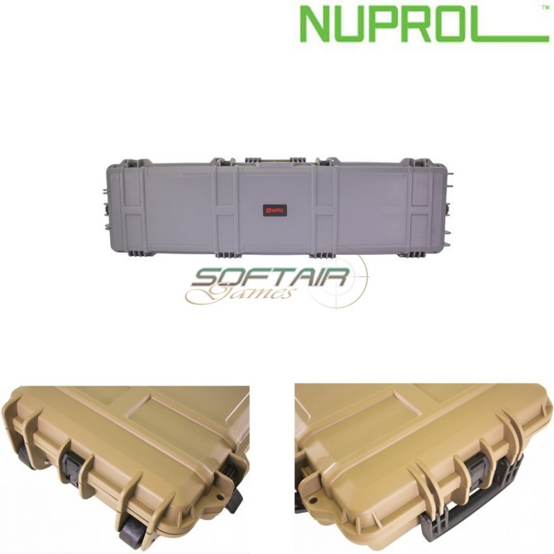 Tactical X-large Carrying Case Pvc Injection Grey Pnp Version Nuprol (nu-nhc-05-gry)