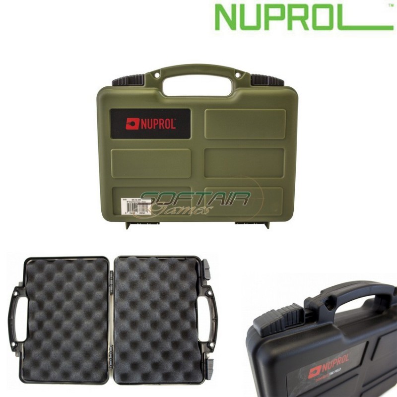 Tactical Small Carrying Case Pvc Injection Green Wave Version Nuprol (nu-nhc-02-grn) Tactical Small Carrying Case Pvc Injection Green Wave Version Nuprol (nu-nhc-02-grn)