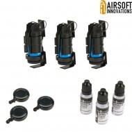 Limited Edition Combo Pack 3x Granata Cyclone Ad Impatto Airsoft Innovation (ai-cyclone-pack) Limited Edition Combo Pack 3x Granata Cyclone Ad Impatto Airsoft Innovation (ai-cyclone-pack)