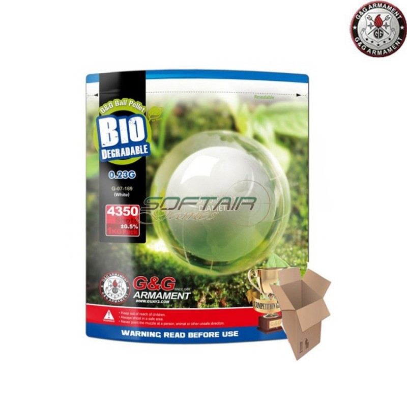 Box 12 Packages Bio Natural Bb 0.23gr White G&g (gg-07169-cart)