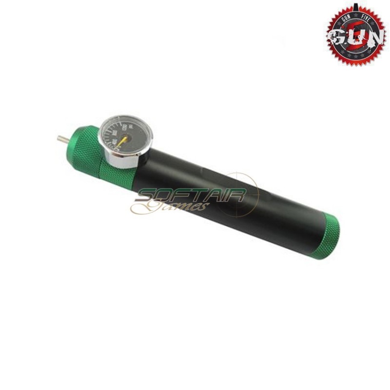 Co2 12gr Adapter With Psi Gauge For Grenades/magazines Gun Five (gf-db092)