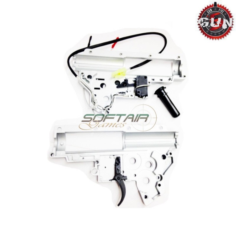 Pacche Gearbox 8mm Ver.2 Qd M4/m16 Back Version Gun Five (gf-m45)