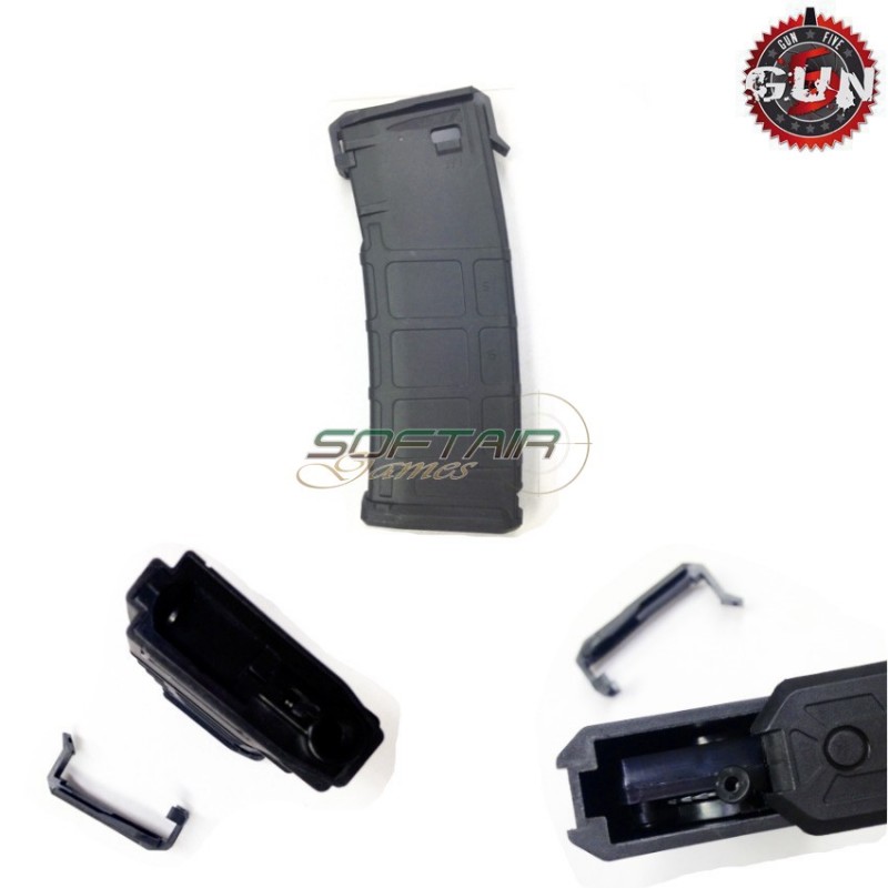 Caricatore Flash Maggiorato Real Type Style M4/m16 Black 310bb Gun Five (gf-qp0035)