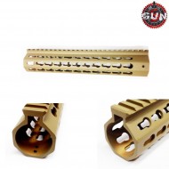 Alluminio Aeg Handguard Urx4 M4 Style Dark Earth 10" Gun Five (gf-qp0030)