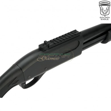 Gas Shotgun M870 Type 1 Black Golden Eagle (ge-m870m)