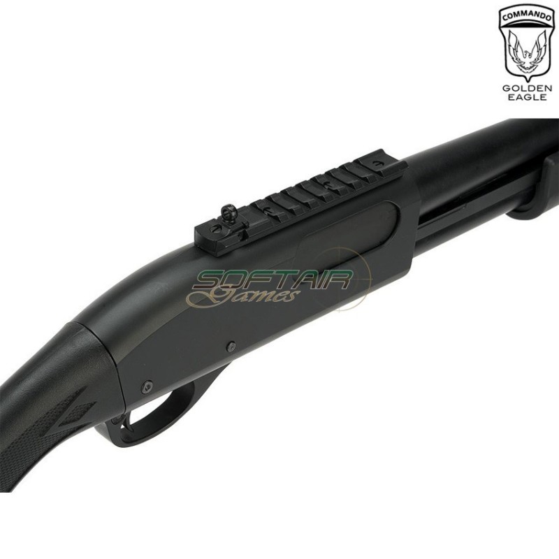 Gas Shotgun M870 Type 1 Black Golden Eagle (ge-m870m)