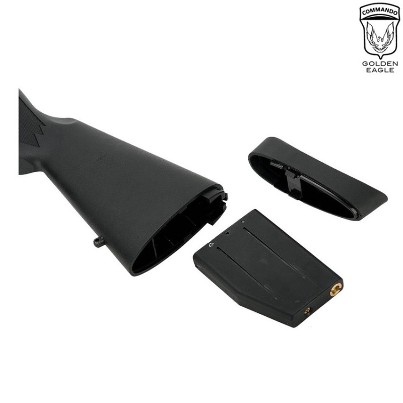 Gas Shotgun M870 Type 2 Black Golden Eagle (ge-m870l)