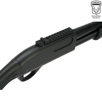 Gas Shotgun M870 Type 2 Black Golden Eagle (ge-m870l)
