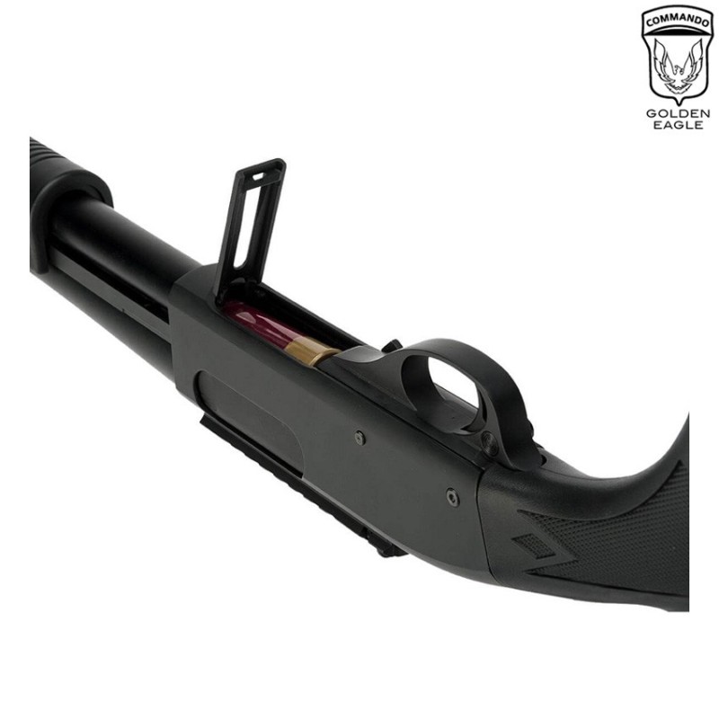 Gas Shotgun M870 Type 2 Black Golden Eagle (ge-m870l)