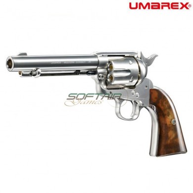 Co2 Pistol Revolver Legend Wester Cowboy Nickel Umarex (um-21134)