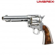 Co2 Pistol Revolver Legend Wester Cowboy Nickel Umarex (um-21134)
